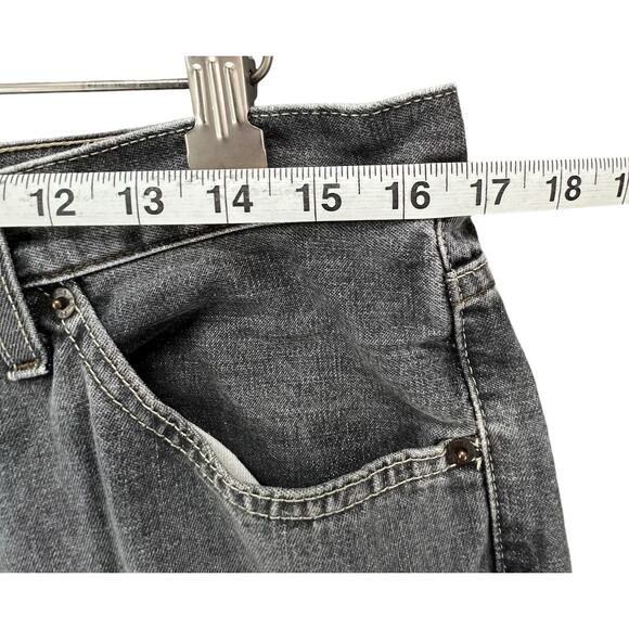 Ralph Lauren Jeans Mens 33x32 Gray Easy Fit Straight Casual Classic Y2K Preppy - Picture 7 of 14